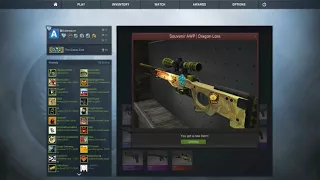 ВЫПАЛ СУВЕНИРНЫЙ AWP DRAGON LORE! Открытие Паков CS GO   Cobblestone Souvenir Package