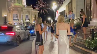 MONACO MONTE-CARLO  NIGHTLIFE & FIREWORKS  CAR SPOTTING @emmansvlogfr