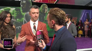 Sean Gunn discusses the Rocket Raccoon process I Avengers Infinity War World Premiere Carpet