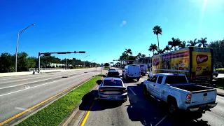 driving through doral and hialeah today 4K Ultra HD