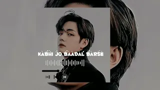 Kabhi jo baadal barse song ai cover by BTS Taehyung...🎶🎶#aicover #bts #taehyung