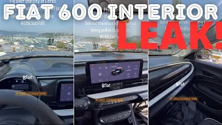 New FIAT 600 Interior LEAKED By The Automakers CEO Before Its Debut