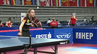 Annett Kaufmann (GER) vs Natalia Bogdanowicz (POL) | CGT SF | 2021 European Youth Championships