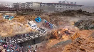 China River Overflows as Heavy Rains Flood the Yunnan Province | China Floods | Three Gorges Dam