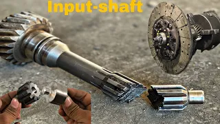 We Connected the Broken Input-shaft with Using a Special Piece That was Another Adorable Level Work