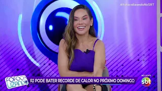 ISABELE BENITO PAGANDO CALCINHA VERMELHA NO FOFOCALIZANDO DO SBT [20/09/2023]