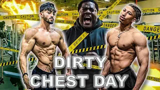 WREAKING HAVOC IN A COMMERCIAL GYM|CHEST DAY