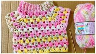 Beautiful Crochet Waiting For You ,Dont Miss It👩‍🍼🍼tığ işi bebek kazağı |suéter de bebé de ganchillo