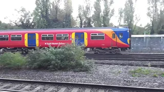 Trains at: Esher, SWML, 19/10/19