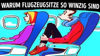 Warum die Sitze im Flugzeug so eng sind