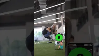 Her Single Leg Squat Is Crazy!