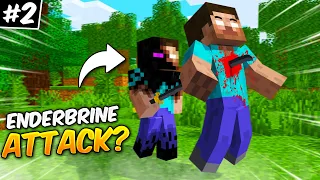 Enderbrine ATTACKS Herobrine! - Entity Wars Ep #2