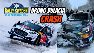 Shakedown WRC Rally Sweden 2024 ✓ Bruno Bulacia OUT