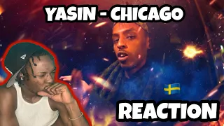AMERICAN REACTS TO SWEDISH DRILL RAP! Yasin - Chicago (ENGLISH SUBTITLES)