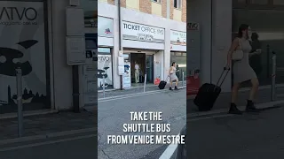 Venice Airport transfers | shuttle bus| Venezia Mestre -airport . #veniceairport #airportbus