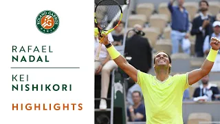 Rafael Nadal vs Kei Nishikori - Quarterfinals Highlights | Roland-Garros 2019