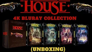 House 1-4 4k Ultra HD Bluray Collector's Edition Unboxing. (First Time On 4k Bluray)