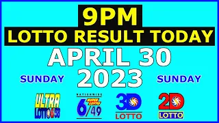 9pm Lotto Result Today April 30 2023 (Sunday)