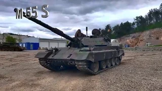 Tank M-55S in Park of Military History Pivka, Slovenia