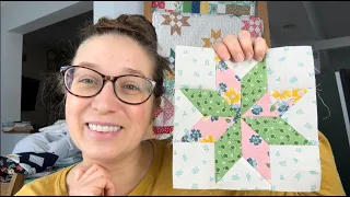 2023 Scrappy Sampler- Block 18- Making a Le Moyne Star- Easy Y-seams