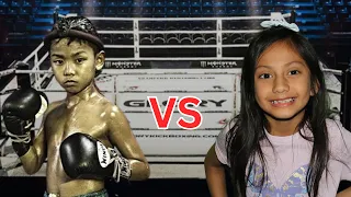 My Daughters 2nd Muay Thai fight against a boy