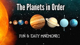 How to Remember the Order of the Planets Starting from the Sun | FUN & EASY Solar System mnemonic
