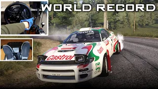 [World Record] Toyota Celica ST185 | WRC Generations | T300RS + TH8A |4K60FPS