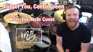 How To Play "Forget You" by CeeLo Green On Drums: Note-For-Note Drum Cover