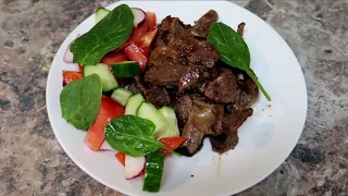 Говядина с Луком на сковороде/ Очень вкусно и просто