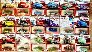 Looking for Lightning McQueen Cars: Lightning McQueen, Cruz Ramirez, Storm, Hicks, Sally, Mater, Red