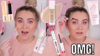 TRYING NEW VIRAL MAKEUP! *AMAZING* FULL FACE FIRST IMPRESSIONS