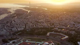 THE SCARLET SAILS, Saint Petersburg. Aerial_HD.