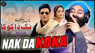 Indian Reaction on Nak Da Koka | Malkoo Ft Sara Altaf | PunjabiReel TV