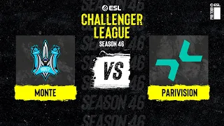 Monte vs. PARIVISION - Map 1 [Mirage] - ESL Challenger League Season 46 EU