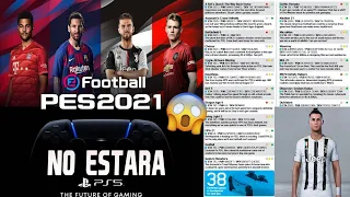 ÚLTIMA HORA🔥PES 21 NO ESTARA EN PS5😱SE REPETIRA LA HISTORIA DE PES 14