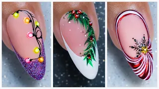 5 Christmas Nail Decoration Ideas 2023 #tutorial | Best Holidays Nail Art Compilation