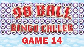 90 Ball Bingo Caller Game - Game 14