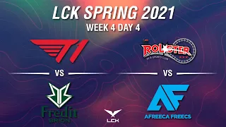 T1 vs. BRO ~ KT vs. AFㅣLCK Spring 2021 [ENG] | Week 4 Day 4 | LoL Esports Live