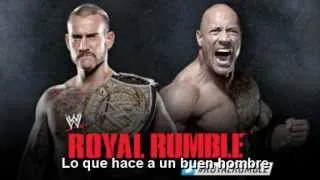 WWE: Tema Oficial Subtitulado del PPV Royal Rumble 2013-"What Makes a Good Man?"(+Cartelera)