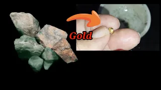 How to confirm the presence of gold in stones