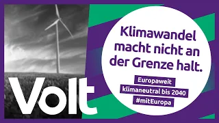 So schaffen wir Europaweit Klimaneutralität bis 2040 | Volt-Programm erklärt