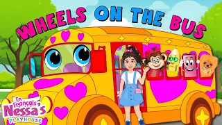 Les Roues de L'autobus | Chansons pour Bébés | @nessasplayhousefrancais