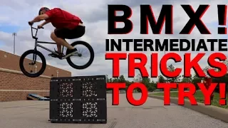 BMX TRICKS TO TRY FOR INTERMEDIATE RIDERS!