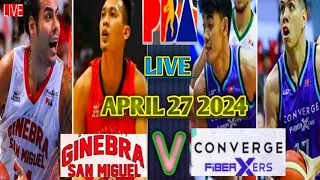 GAME TODAY/ BRG GINEBRA SAN MEGUEL VS CONVERGE) SCHEDULE TODAY/6:15 PM.PBA LIVE