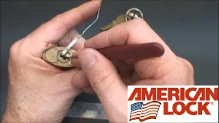 (66) American U.S. Government Issue Padlock Picked Open