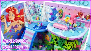 Ариэль и подводный домик 🌊🧜‍♀️ Как сделать кукольный домик из картона? 🧩 принцессы Диснея