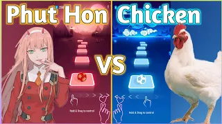 2 Phut Hon vs Chicken Song - Tiles Hop EDM Rush