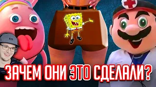 ТРЭШОВЫЕ И ЖУТКИЕ РЕКЛАМЫ, ВЫЗВАВШИЕ СКАНДАЛЫ!! (Губка Боб, Плагиат Марио и т.д.) ► АКР | Реакция