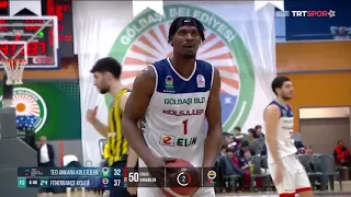 Brandon Walters Highlights TED Kolejliler in Turkey - TBL 2022-23