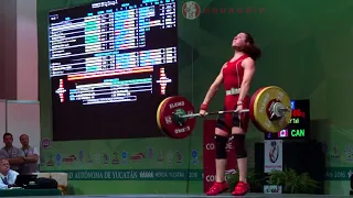 Tali Darsigny (58) - 106kg Clean and Jerk @ 2016 University Worlds
